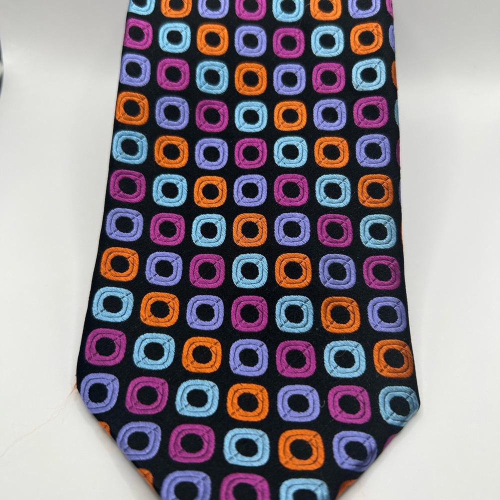 Robert Talbott Multicolor Circle Pattern Tie - image 3